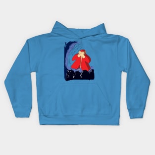 Facehugged Meeple - No Caption Kids Hoodie